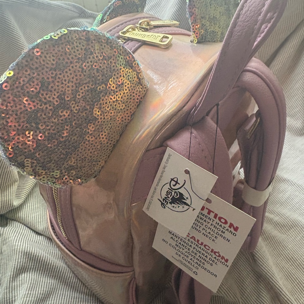 ✨ NWT [Disney Parks + Loungefly] 50th Anniversary EARidescent bag - Picture 3 of 5